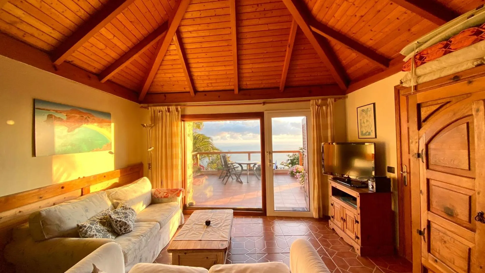 Finca Tenerife - Authentisches Kanarisches Haus Mit Traumblick, Tropischem Garten Und Sauna Icod De Los Vinos Vakantiehuis