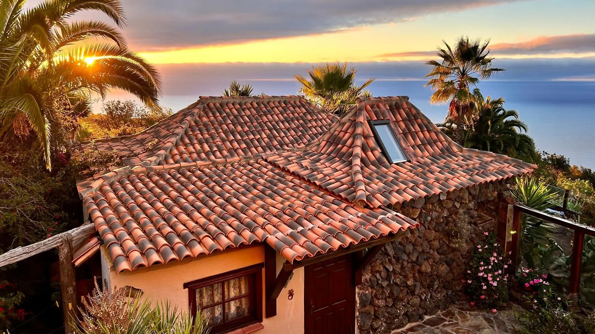 Finca Tenerife - Authentisches Kanarisches Haus Mit Traumblick, Tropischem Garten Und Sauna Icod De Los Vinos