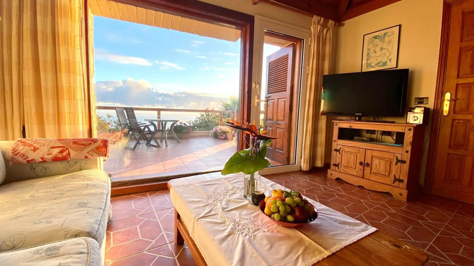 Finca Tenerife - Authentisches Kanarisches Haus Mit Traumblick, Tropischem Garten Und Sauna Icod De Los Vinos 0*,